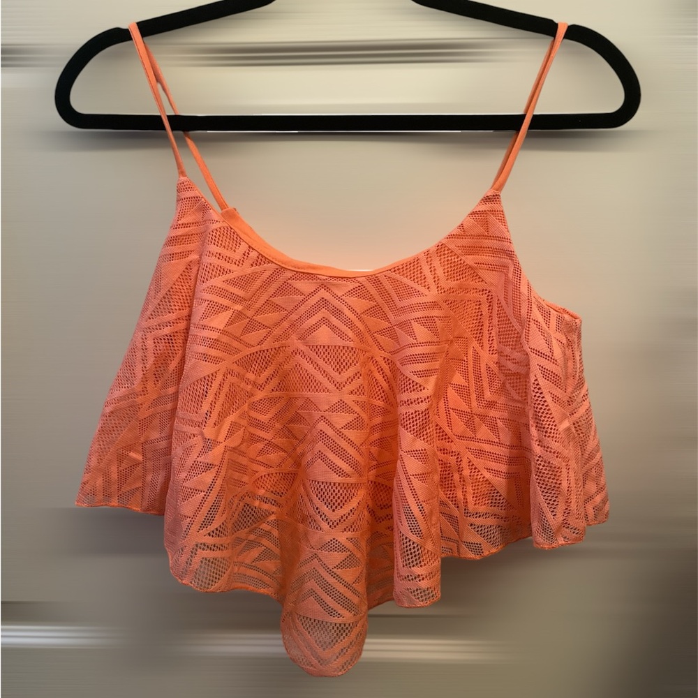 Corral Lace Spaghetti Strap Top